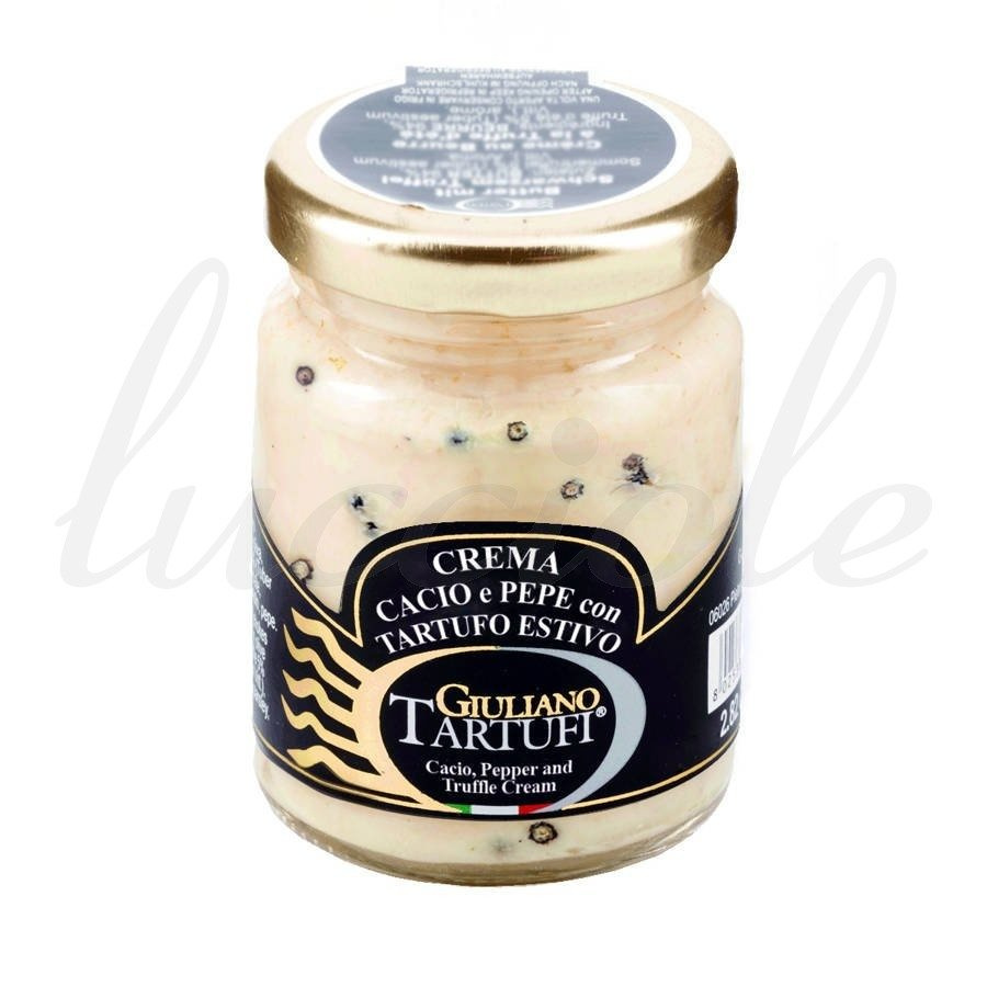 LUCCIOLE Cream `Cacio e Pepe` made of Pecorino Romano DOP and Black
